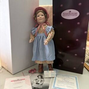 Ashton-Drake Galleries 'Mary' little house on the prairie porcelain doll